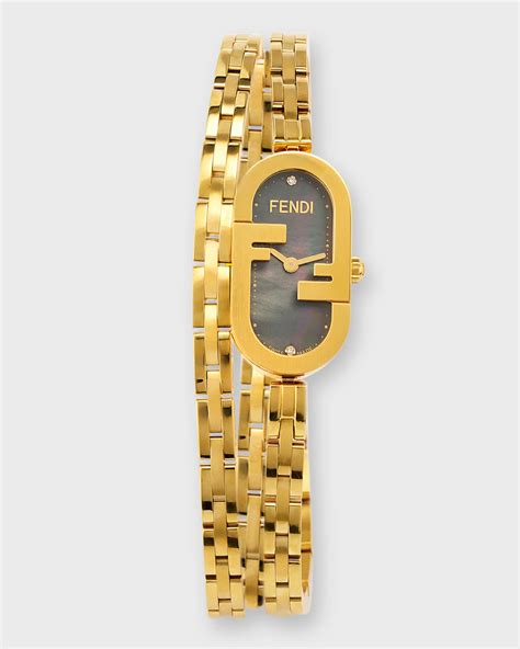 fendi watch 0268100m 140|Fendi O'Lock Vertical Oval Watch with Diamonds .